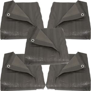 MultiPurpose+Tarp+Dark+Gray+ft+x+ft+Set+of