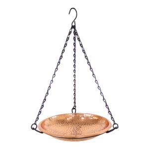 Hanging+Copper+Bird+BathBird+Feeder+with+Iron+Chain