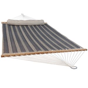 Sunnydaze+Quilted+Fabric+Hammock+with+Pillow+Mountainside