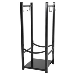 Sunnydaze+IndoorOutdoor+Fireside+Log+Rack+with+Tool+Holders+Inch