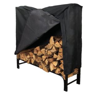 Firewood+Log+Rack+Log+Rack+Cover+Combo
