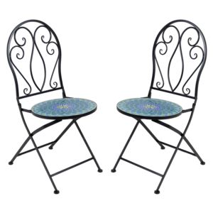 Mosaic+Tile+Bistro+Chair+with+Iron+Frame+Pack