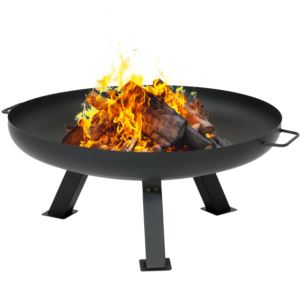 Rustic+Black+Steel+Tripod+Fire+Pit+in+cm
