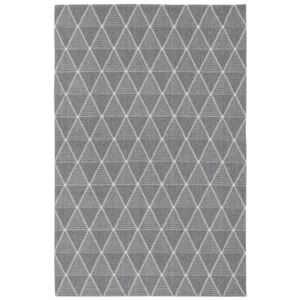 Sunnydaze+Lattice+Perfection+Indoor+Area+Rug+in+Charcoal+-+5+x+7+Foot