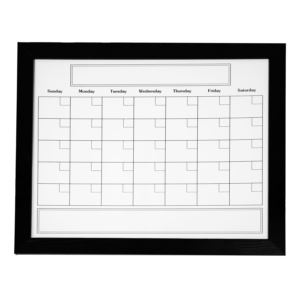 Magnetic+Whiteboard+Wall+Calendar+with+Pine+Frame