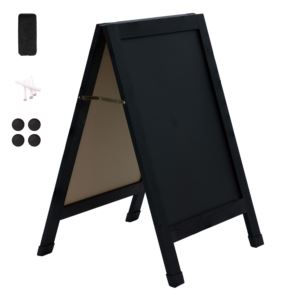 DoubleSided+Magnetic+AFrame+Chalkboard+with+Pine+Frame+in+x+in
