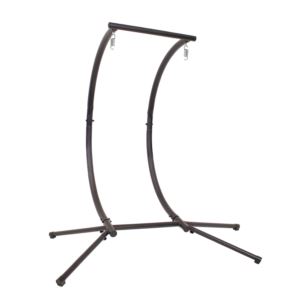 Double+Egg+Chair+Curved+Steel+Stand+-+Black