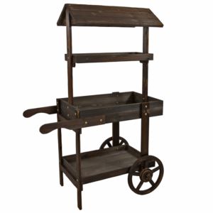 Country+Market+Flower+Stand+Raised+Garden+Bed+Charred+Fir