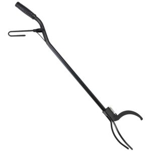 Sunnydaze+Spring-Loaded+Firewood+Log+Grabber+Claw+-+36-Inch