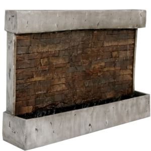 Sunnydaze+Ancient+Outdoor+Wall+Waterfall+Fountain+-+24-Inch