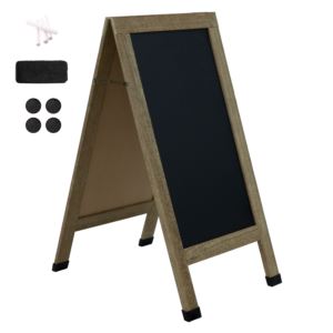 DoubleSided+Magnetic+AFrame+Chalkboard+with+Pine+Frame+in+x+in