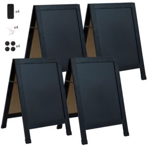 DoubleSided%2BMagnetic%2BAFrame%2BChalkboard%2Bwith%2BPine%2BFrame%2Bin%2Bx%2Bin%2BPack