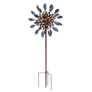 Whirling+Petals+PowderCoated+Iron+Wind+Spinner+in+m