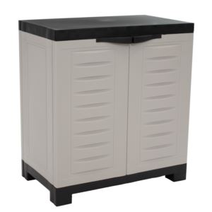 HeavyDuty+Storage+Cabinet+with+Adjustable+Shelf+Gray