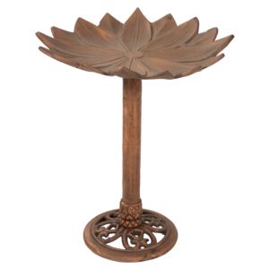 Garden%2BLotus%2BCast%2BAluminum%2BBird%2BBath%2BCopper%2BPatina