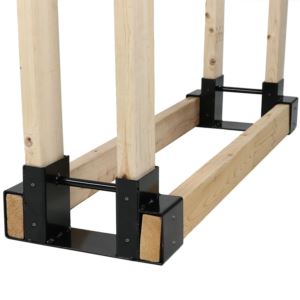 Lightweight+Adjustable+Steel+Log+Brackets+-+Set+of+3