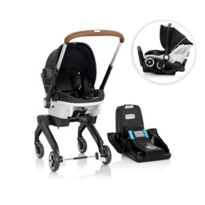 GOLD+Shyft+DualRide+Car+Seat+%26+Stroller+Combo+w%2F+Storage+Bag+%2B+Canopy+Onyx