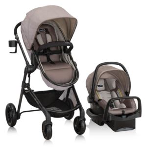 Pivot+Modular+Travel+System+w%2F+LiteMax+Infant+Car+Seat+Desert+Tan