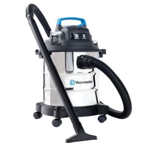 5+Gallon+3+Peak+HP+Stainless+Steel+Wet%2FDry+Vacuum