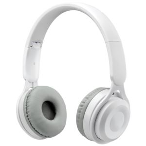 Bluetooth+OnEar+Headphones+w+Builtin+Microphone+White