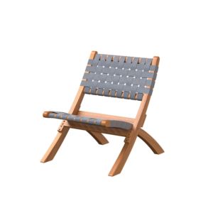 Sava+Indoor%2FOutdoor+Folding+Chair+w%2F+Warm+Gray+Webbing