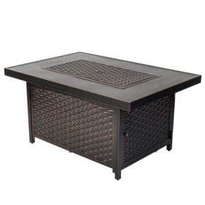 Baker+Rectangle+Aluminum+LPG+Fire+Pit