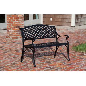 Antique+Bronze+Cast+Aluminum+Patio+Bench