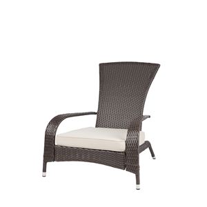 Coconino+Wicker+Adirondack+Chair+Mocha
