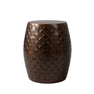 Braga+Metal+Stool%2FTable%2FContainer+Antique+Copper