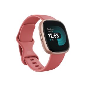 Versa+4+Smartwatch+Pink+Sand%2FCopper+Rose