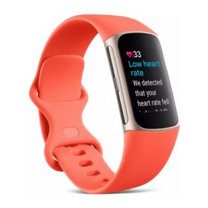 Charge+6+Fitness+Tracker+Coral%2FChampagne+Gold+Aluminum