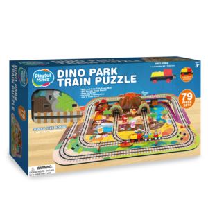Dino+Park+Train+Puzzle+Deluxe+Ages+Years