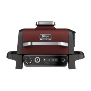 Woodfire+Outdoor+Grill+Smoker+Air+Fryer+Red