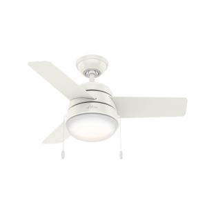 Aker+36%22+Ceiling+Fan+w%2F+Light+Kit+White