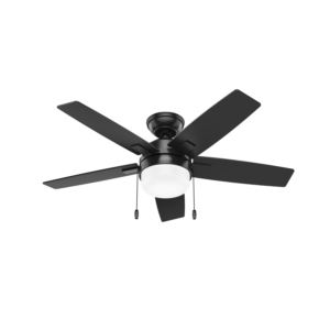 Anisten+44%22+Ceiling+Fan+w%2F+LED+Light+Matte+Black