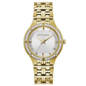 Ladies+Laureate+Diamond+GoldTone+Stainless+Steel+Watch+Silver+Dial