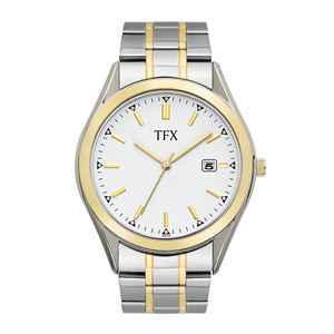Men%27s+TFX+Two+Tone+Stainless+Steel+Watch+White+Dial