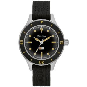 Men%27s+Archive+Series+MIL+Ships+Automatic+Black+NATO+Strap+Watch+Black+Dial