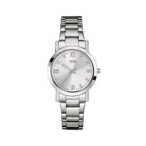 Ladies%27+TFX+Stainless+Steel+Bracelet+White+Dial