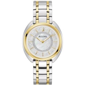 Ladies+Duality+TwoTone+Stainless+Steel+Watch+w+Straps+MotherofPearl+Dial