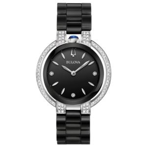 Ladies+Rubaiyat+Diamond+%26+Black+Ceramic+Watch+Black+Dial