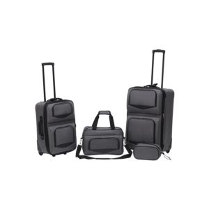4pc+Luggage+Set+Heather+Gray