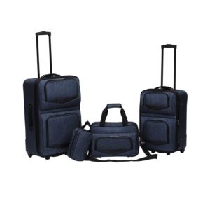 4pc+Luggage+Set+Denim+Blue