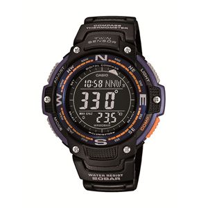 Mens+Twin+Sensor+Temperature%2FCompass+Sport+Watch+Black
