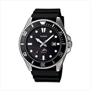 Analog+Sports+Dive+Watch+Black+Resin+Band