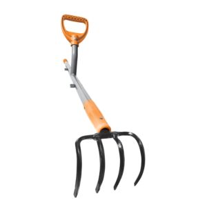 ErgieShovel+Tine+Cultivator+w+In+Steel+Shaft+Piece+Forged+Steel+Head