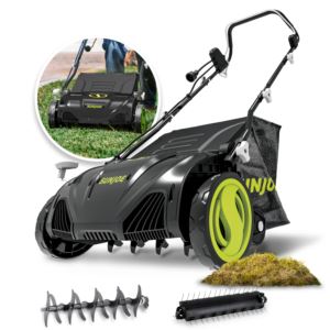 Inch+Amp+Electric+Scarifier+Lawn+Dethatcher+wGallon+Collection+Bag