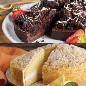 8%22+Lemon+Cream+Cake+%26+7%22+Mississippi+Mud+Cake