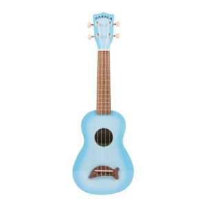 Makala+Dolphin+Soprano+Ukulele+w%2F+Gig+Bag+Light+Blue+Burst