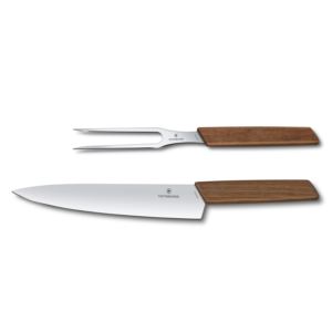 Swiss+Modern+2pc+Carving+Set+Walnut